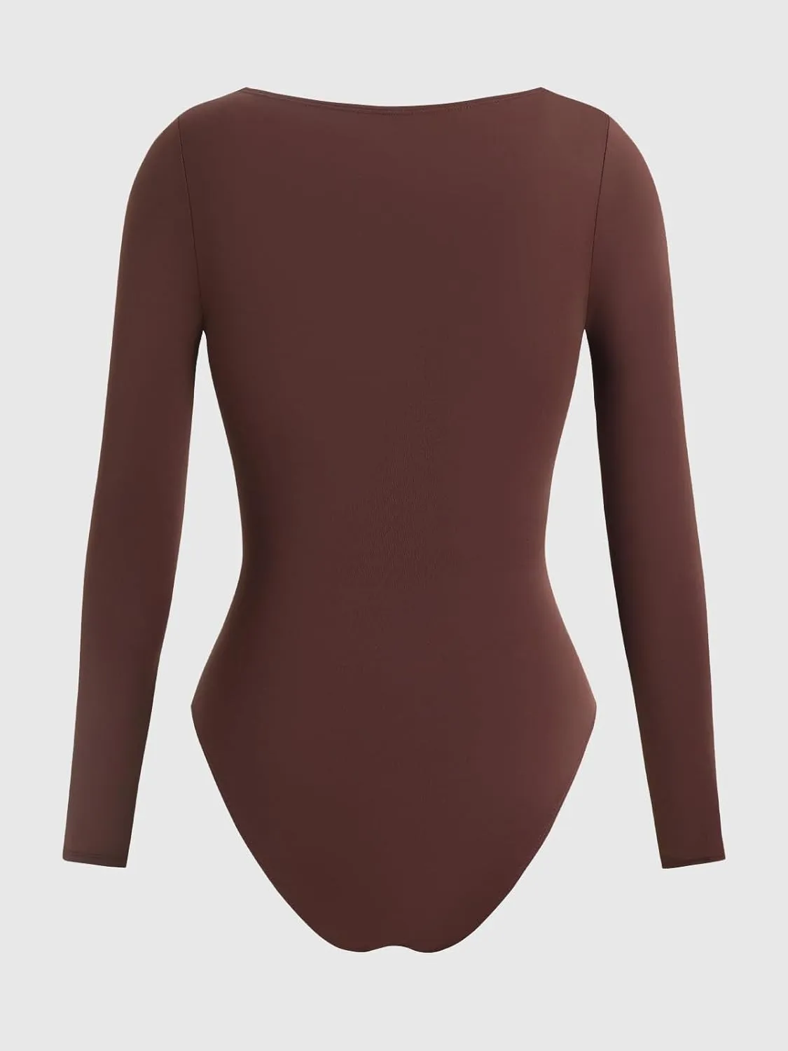 CUPSHE Women's One Piece Swimsuit Rash Guard Long Sleeve Cutout UPF 50  UV Deep V Neck O-Ring