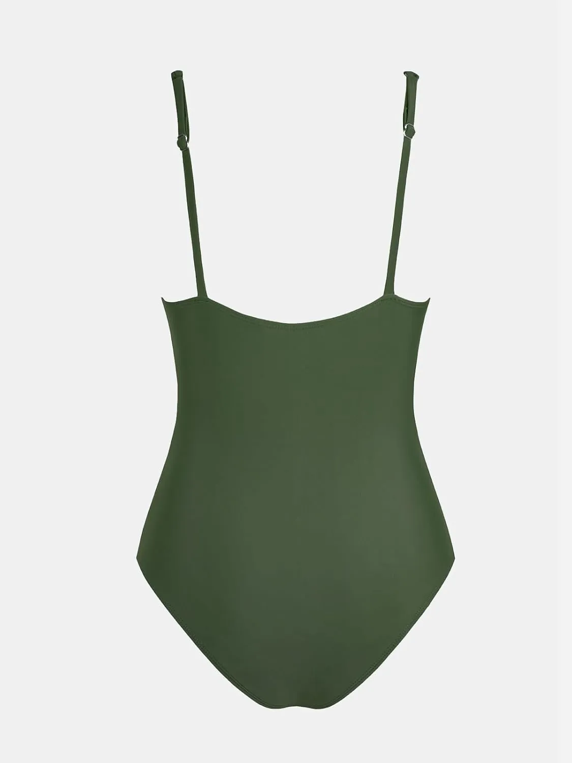 CUPSHE Women's One Piece Swimsuit Tummy Control Bathing Suit Deep V Neck Cut Out Mesh Adjustable Straps