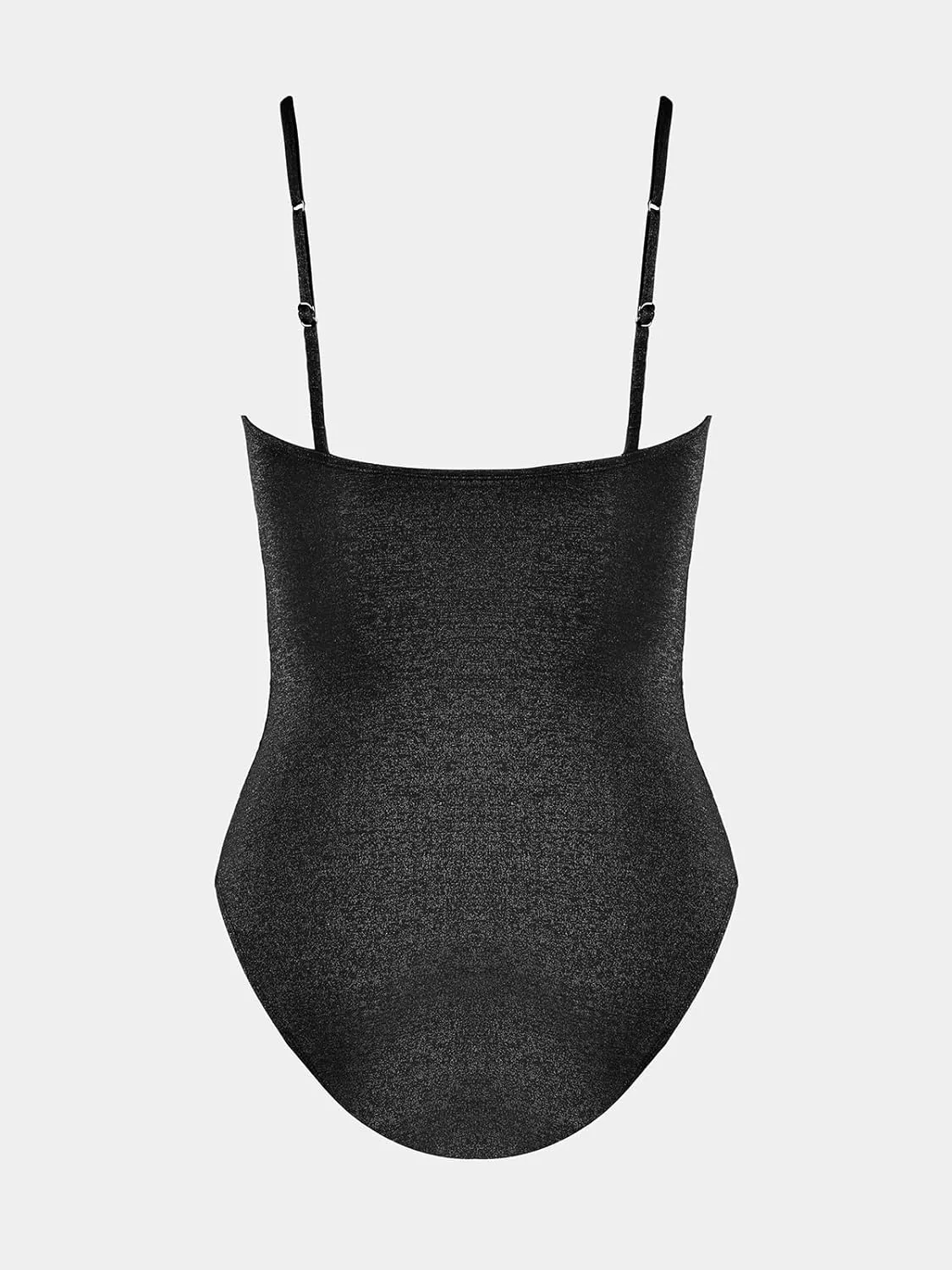 CUPSHE Women's One Piece Swimsuit Tummy Control Square Neck Bathing Suit Ruched Adjustable Straps