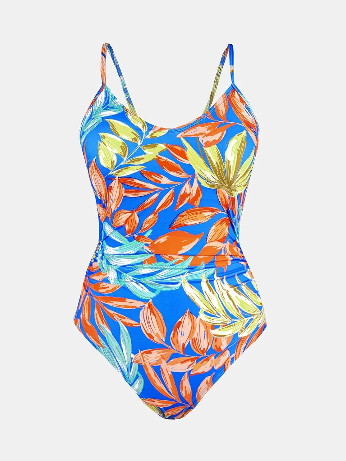 CUPSHE Women's One Piece Swimsuits Bathing Suits Cutout V Neck Tummy Control Adjustable Straps O Ring