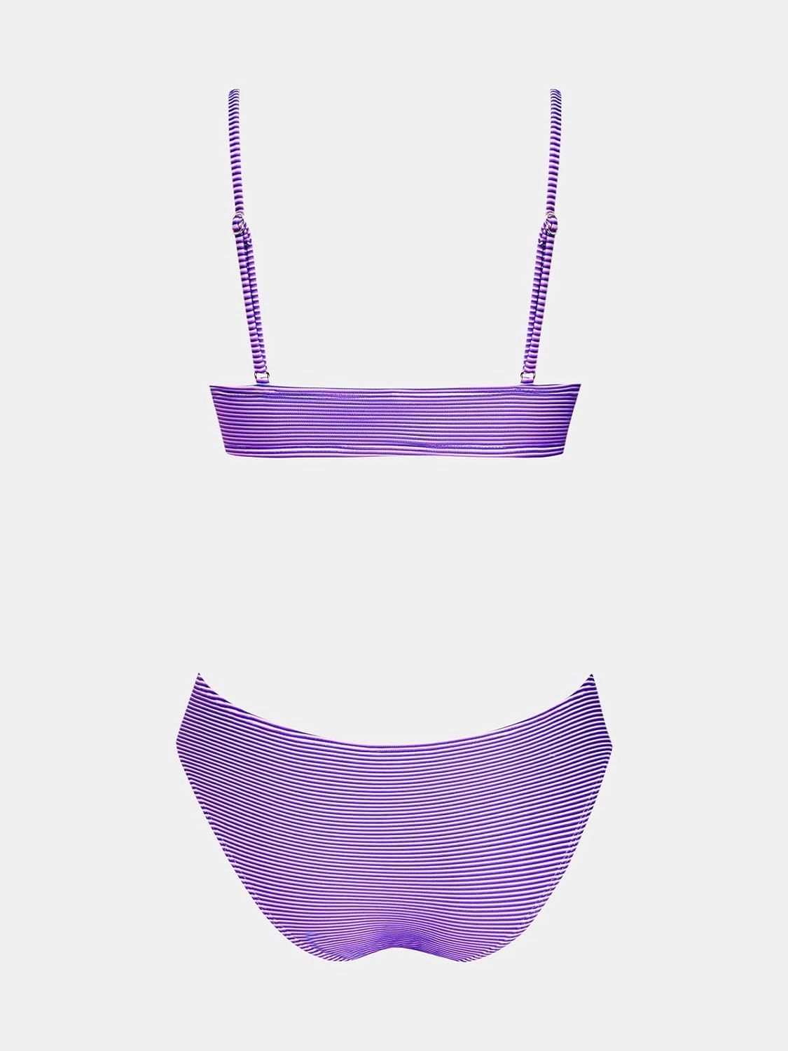 CUPSHE Women Bikini Set Solid Color Sexy Triangle Two Piece Swimsuit