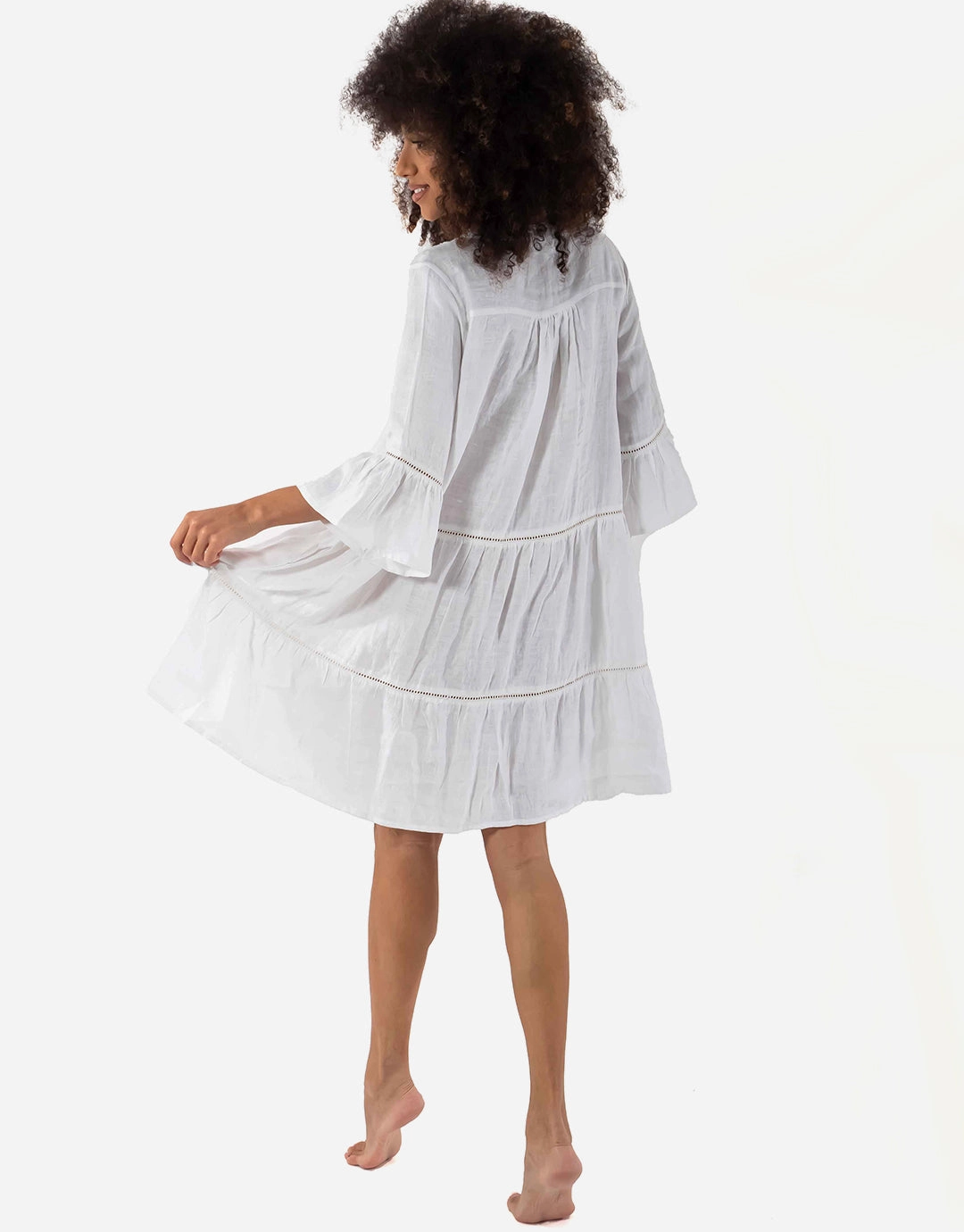 Dalia Dress - White