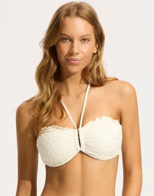 Daydreamer DD U Tube Bikini Top - Vanilla