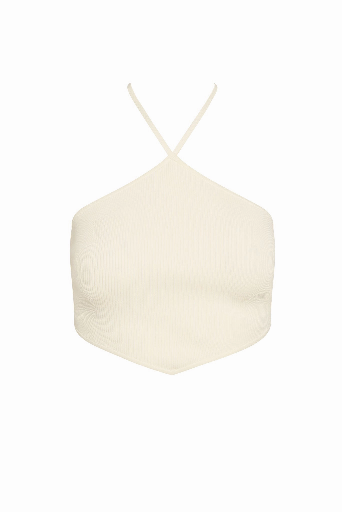 Doheny Top - Ivory Knit Rib