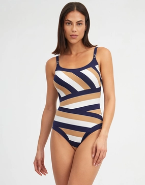 Doris Tank Swimsuit - Stripe
