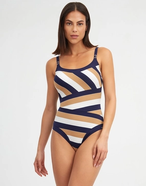 Doris Tank Swimsuit - Stripe