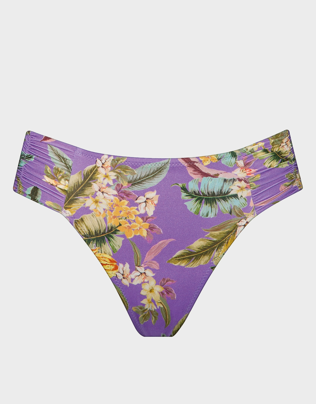 Dreamscape Tropics Regular Ruched Side Pant - Lilac Pastel