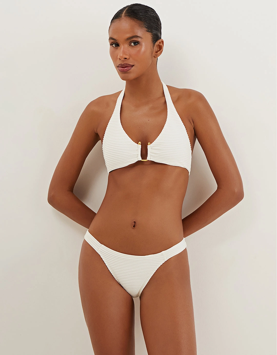 Dune Jill Alanna Bikini Top - White