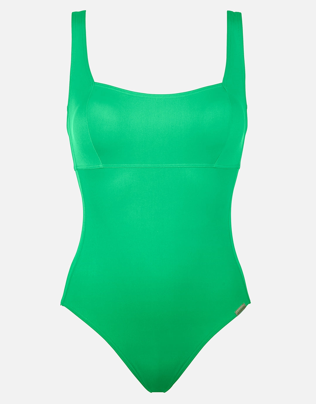 Eco Shape Square Neck Swimsuit - Lush Lime