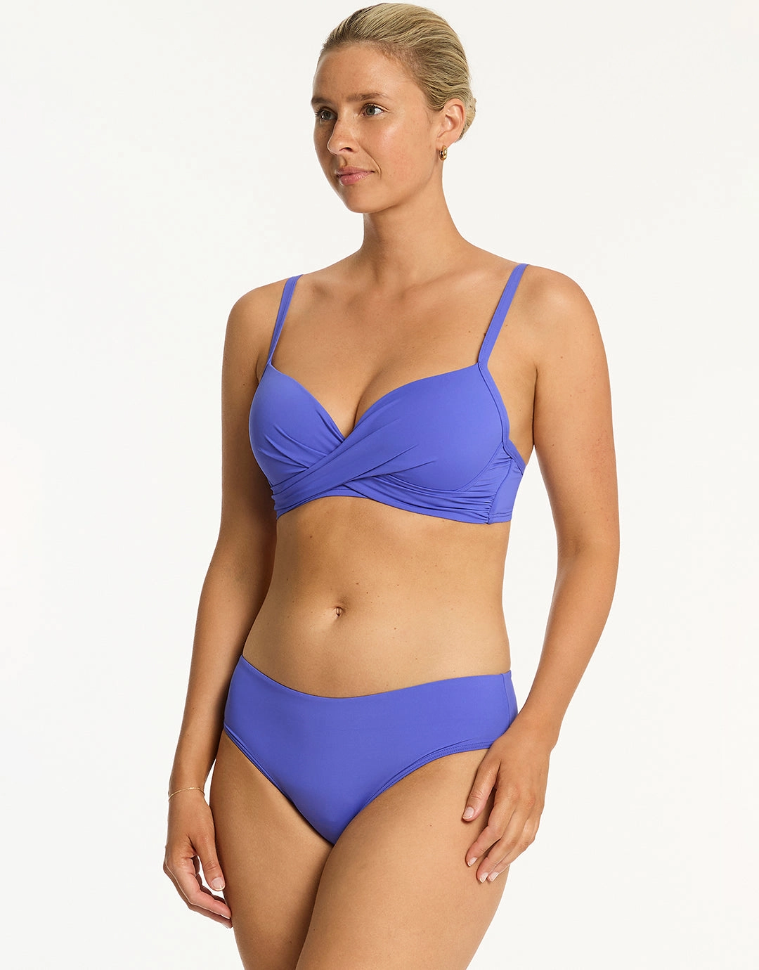Essentials Edit Mid Bikini Pant - Iris