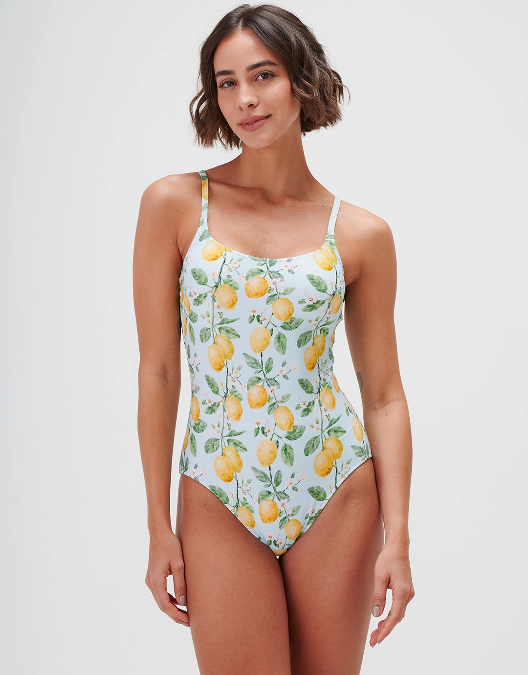 Fior di Limone Tank Swimsuit - Sorrento Sky