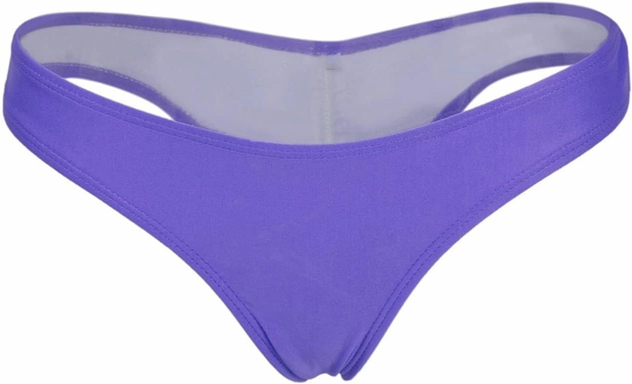 FOCUSSEXY Women's Hot Summer Brazilian Beachwear Bikini Bottom Thong Swimwear
