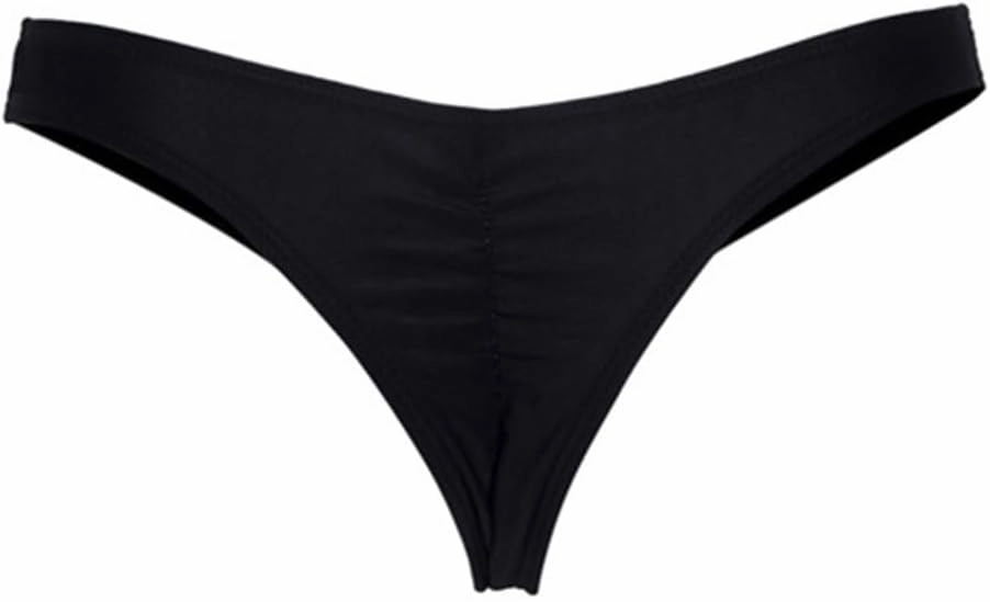 FOCUSSEXY Women's Hot Summer Brazilian Beachwear Bikini Bottom Thong Swimwear