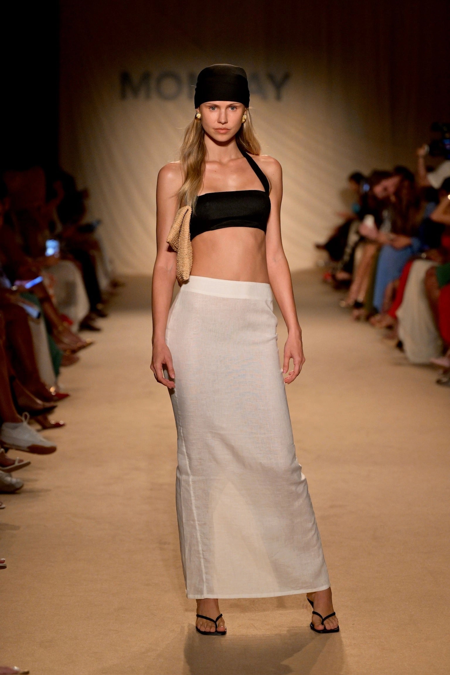 Fontelina Linen Skirt - White