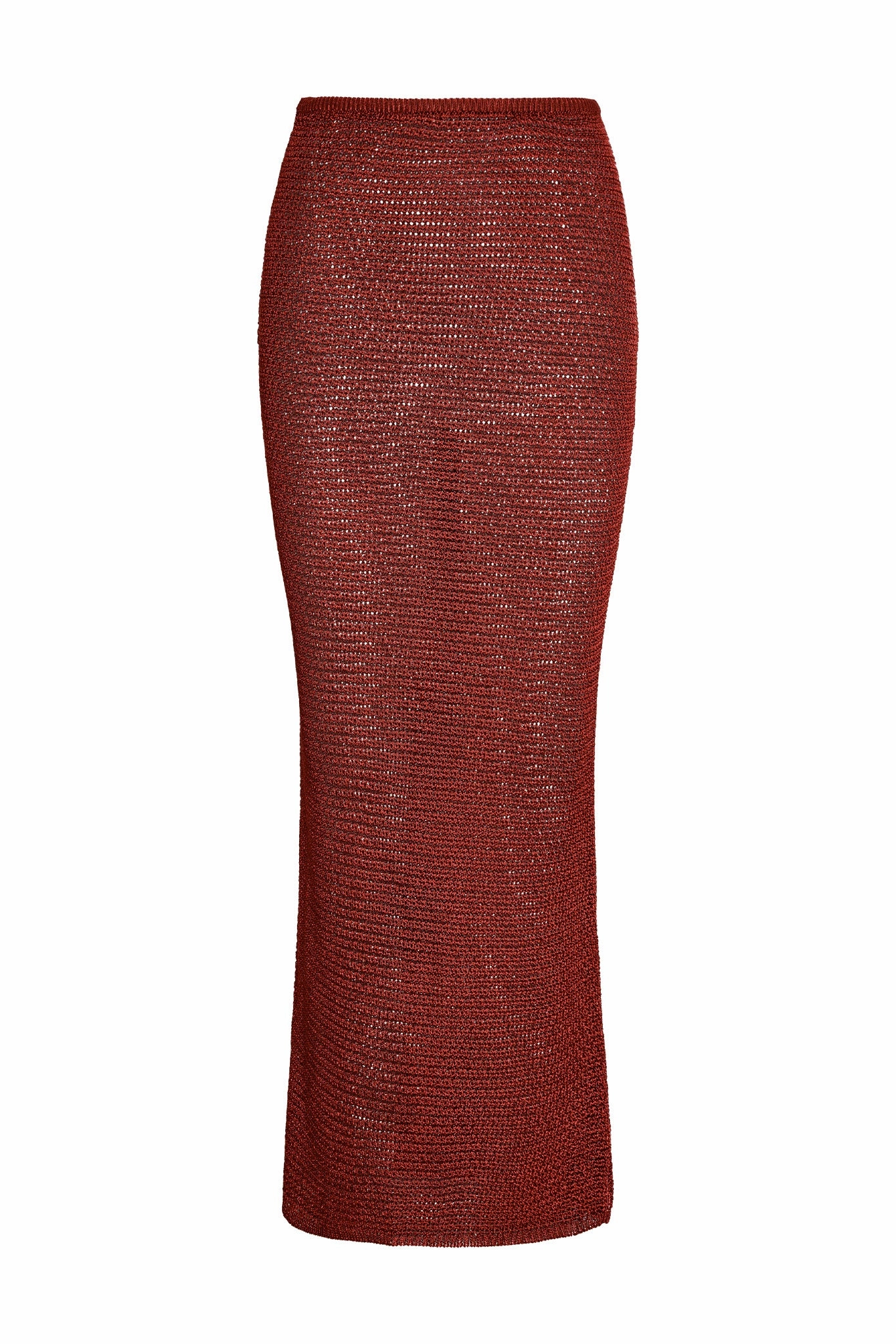 Fontelina Skirt - Burgundy Treble Knit