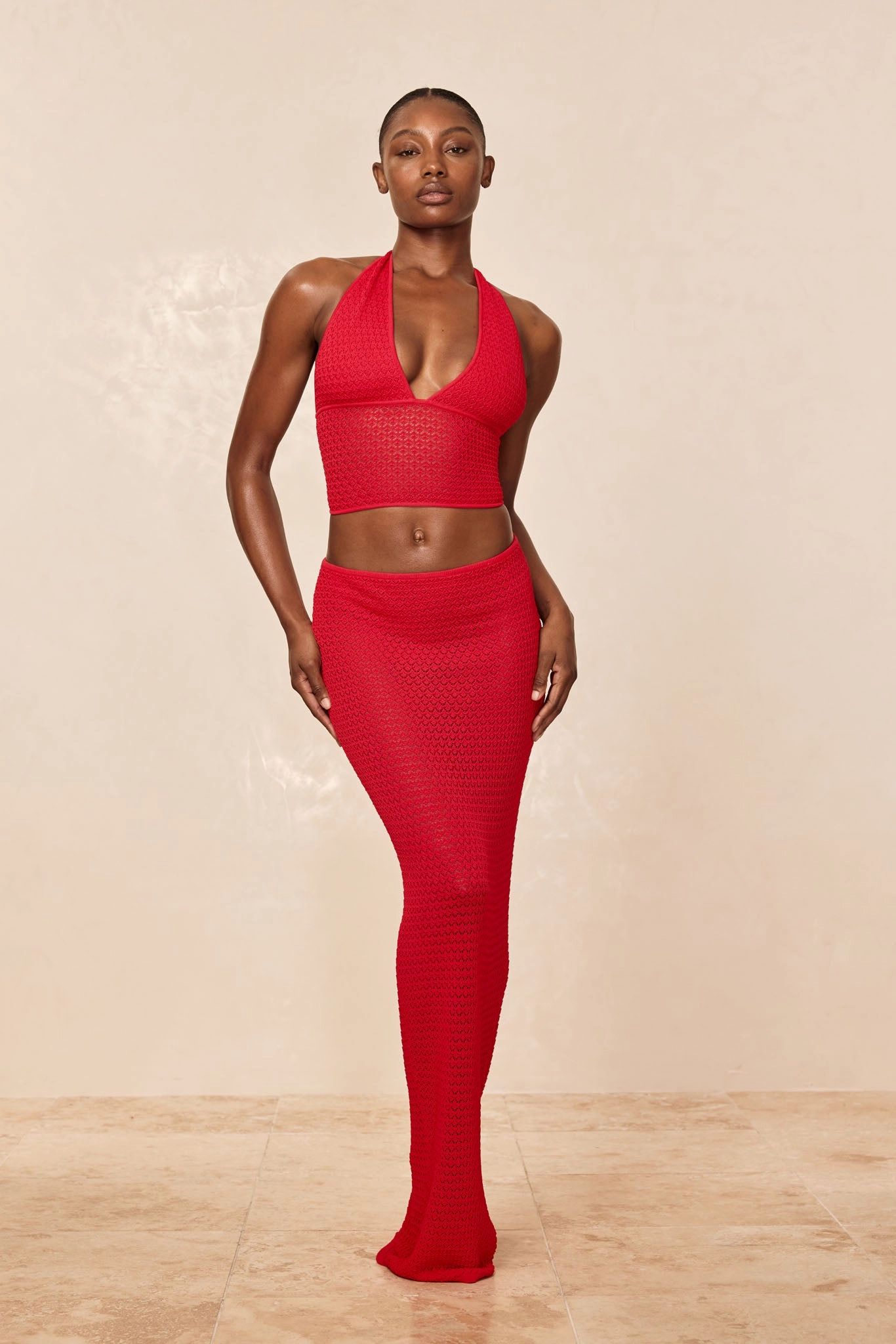 Fontelina Skirt - Chili Pepper Lace Crochet
