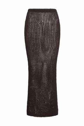 Fontelina Skirt - Espresso Petit Crochet
