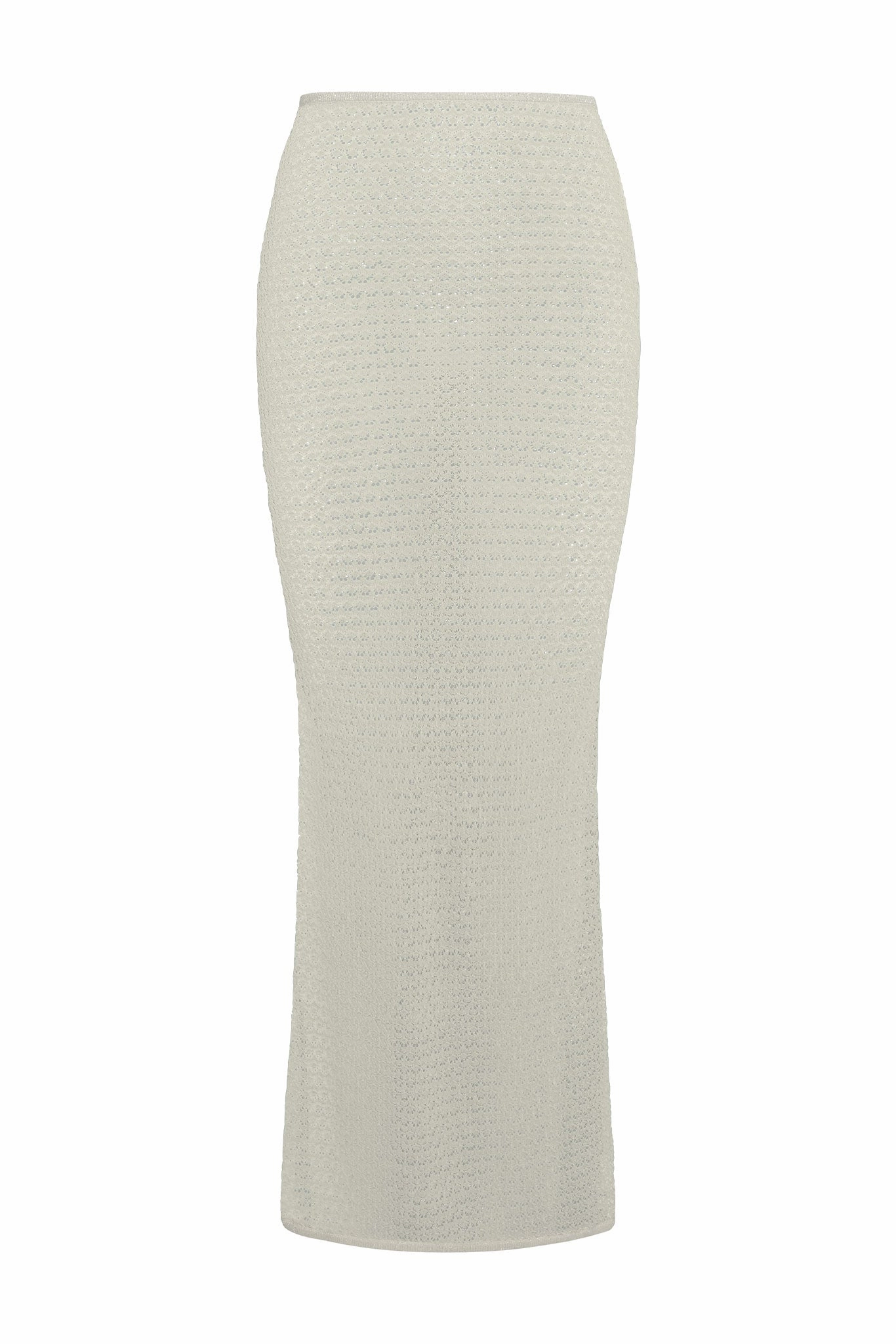 Fontelina Skirt - Ivory Lurex Lace Crochet