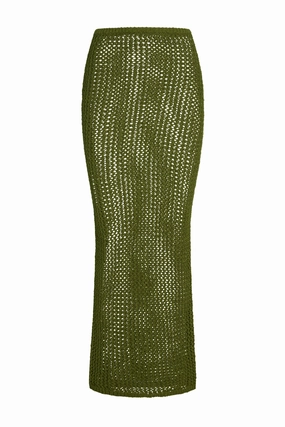 Fontelina Skirt - Olive Petit Crochet