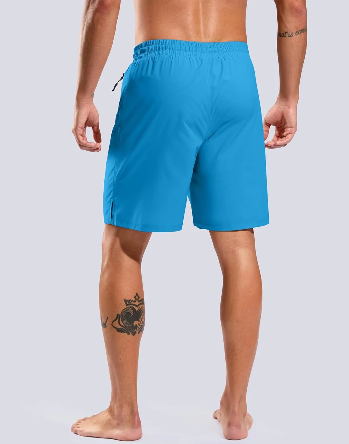 G Gradual Mens Swim Trunks with Compression Liner 7" Quick Dry Board Shorts Swimsuit Bathing Suit for Men with Zipper Pockets