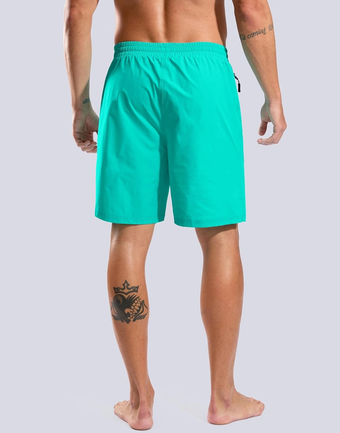 G Gradual Mens Swim Trunks with Compression Liner 7" Quick Dry Board Shorts Swimsuit Bathing Suit for Men with Zipper Pockets