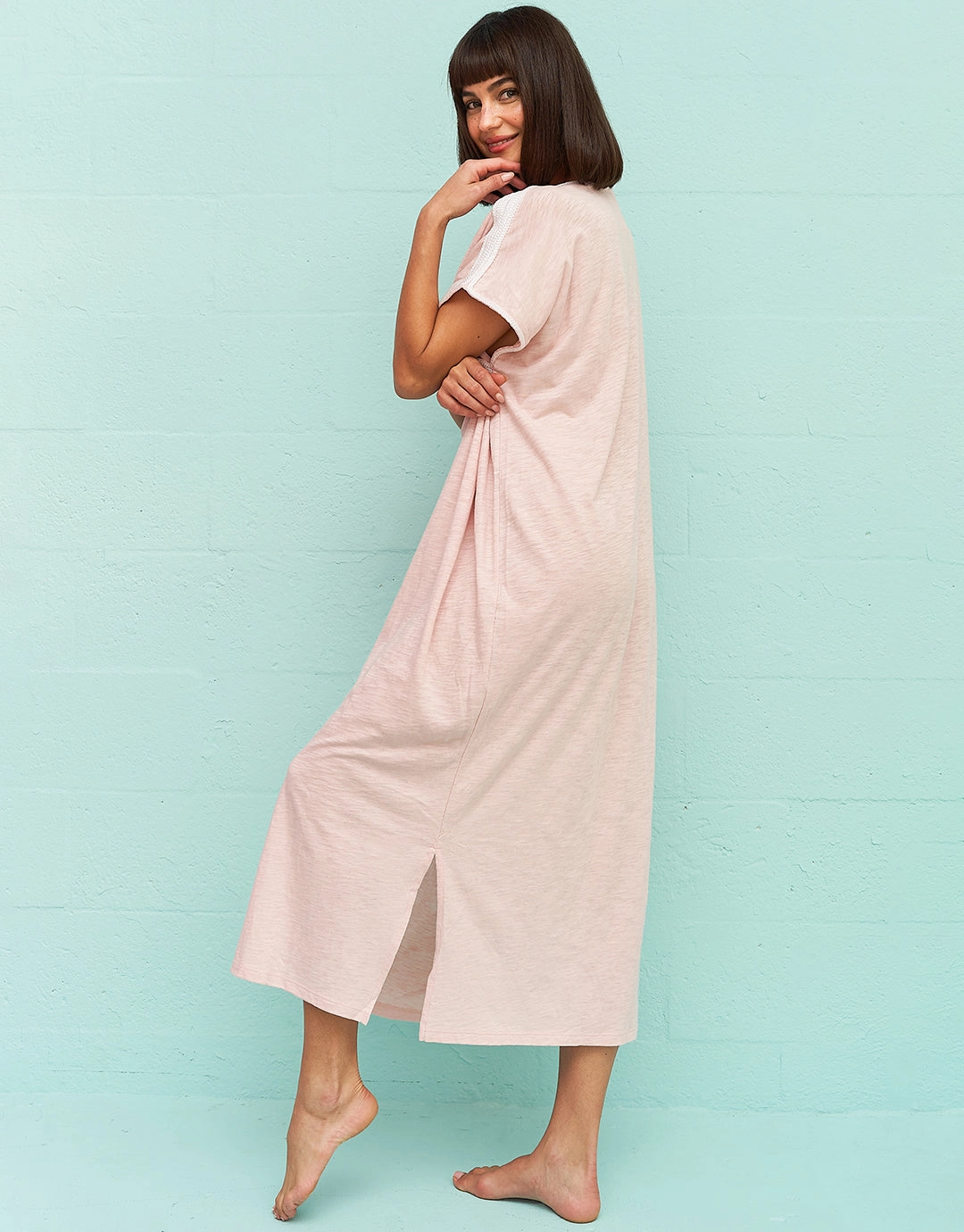 Gaia Beach Kaftan - Nude