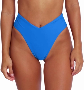 geluboao Women's Bikini Bottom Sexy V Cut High Cut Swimsuit High Waisted Bathing Suit Bottoms