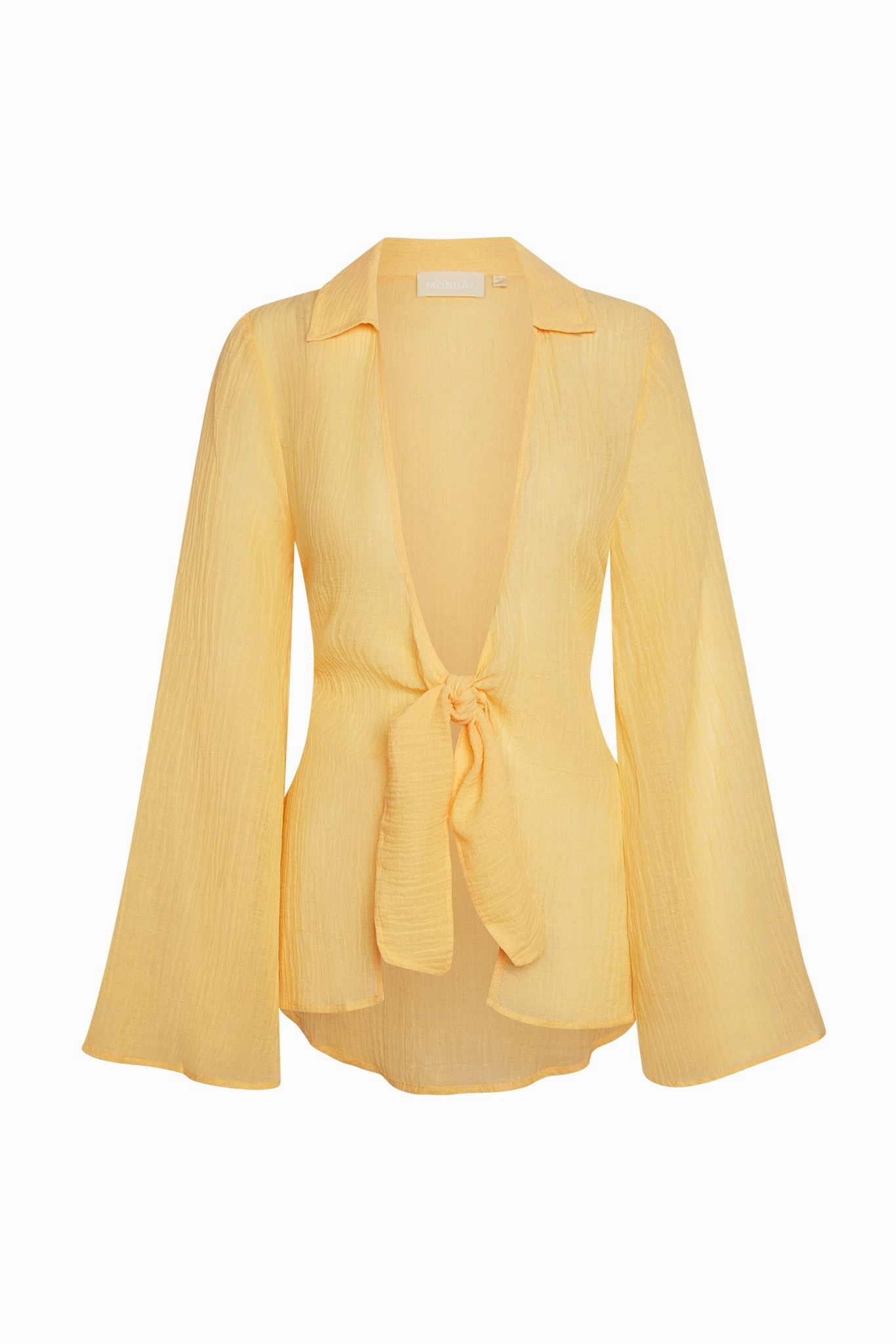 Grenada Tunic - Honey Crinkle Linen