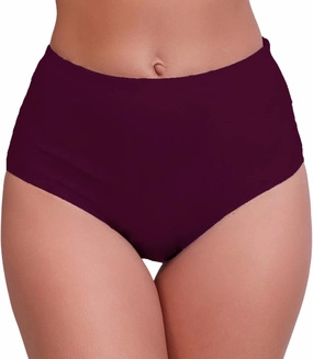 Halcurt Women's High Waisted Swim Bottoms Swimsuit Full Coverage Bikini Bottoms