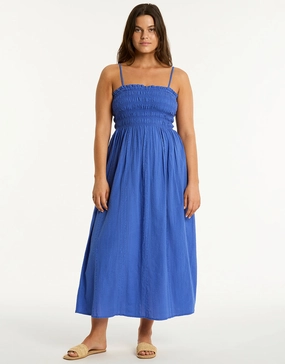 Heatwave Bandeau Dress - Blue
