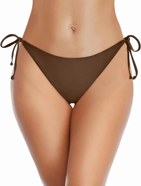 Holipick Bikini Bottoms for Women String Bathing Suit Bottom with Moderate Coverage Low Waist Swim Bottom