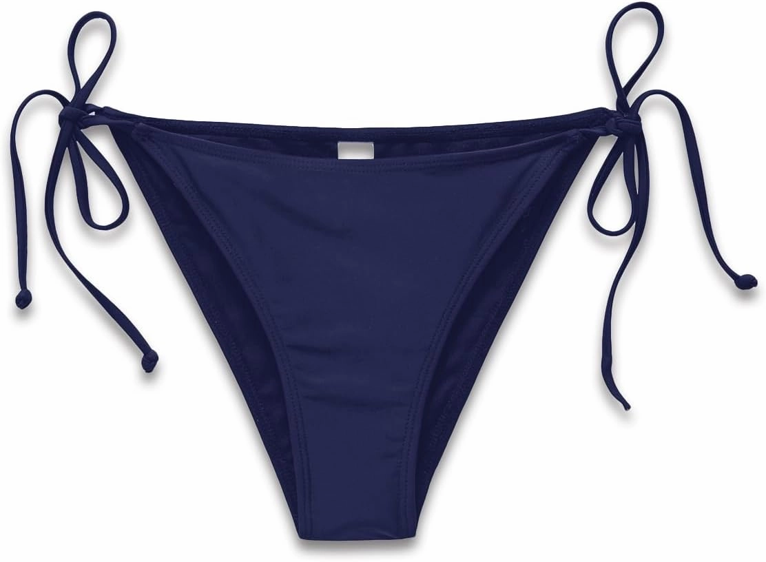 Holipick Bikini Bottoms for Women String Bathing Suit Bottom with Moderate Coverage Low Waist Swim Bottom