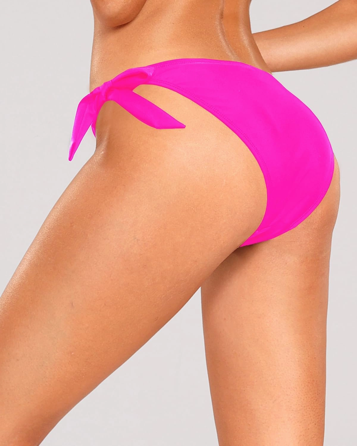 Holipick Bikini Bottoms for Women String Swim Bottom Adjustable Side Tie Bikini Bottom Low Rise Swimsuit Bottom