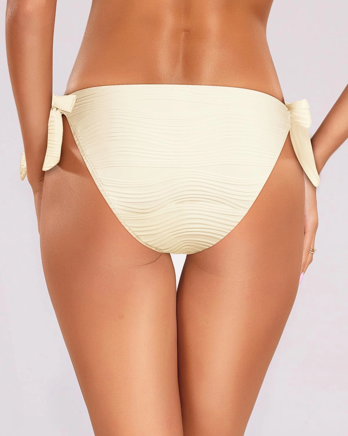 Holipick Bikini Bottoms for Women String Swim Bottom Adjustable Side Tie Bikini Bottom Low Rise Swimsuit Bottom