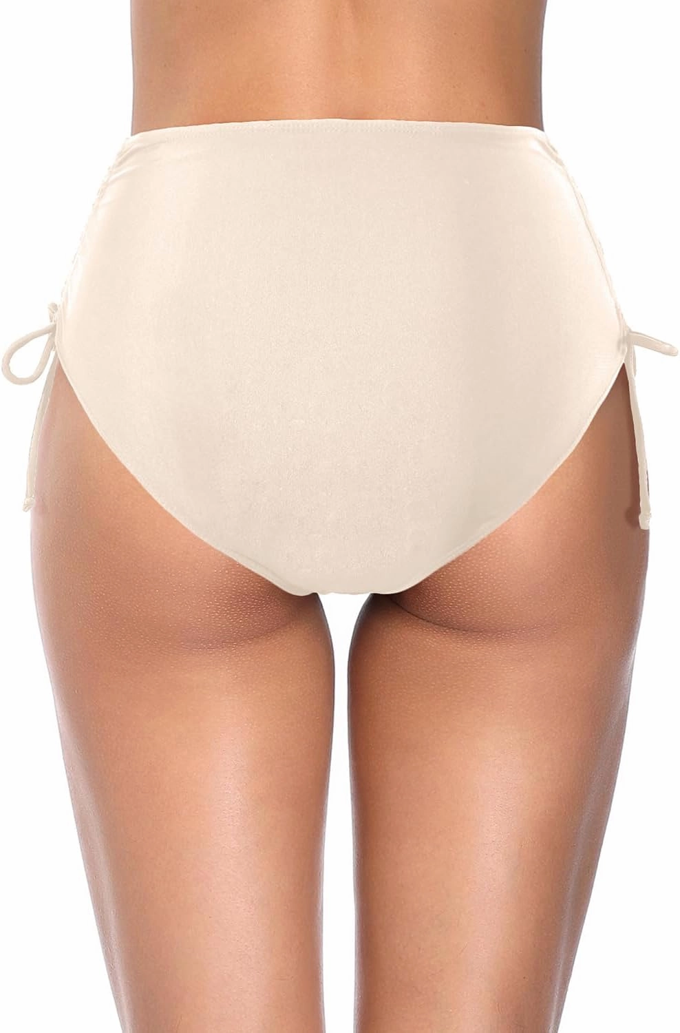 Holipick Swimsuit Bottoms for Women - High Waisted Bikini Bottoms Tie Side Tummy Control Bathing Suit Bottom