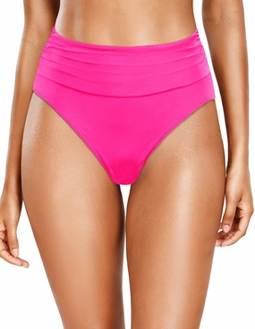 Holipick Women High Waisted Bikini Bottoms Tummy Control Swimsuit Bottoms Ruched Bathing Suit Swim Bottom High Cut