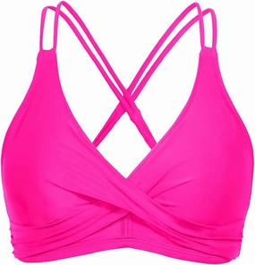 Holipick Women's Twist Front Bikini Tops - Push Up Bathing Suit Top Padded Swimsuit Top