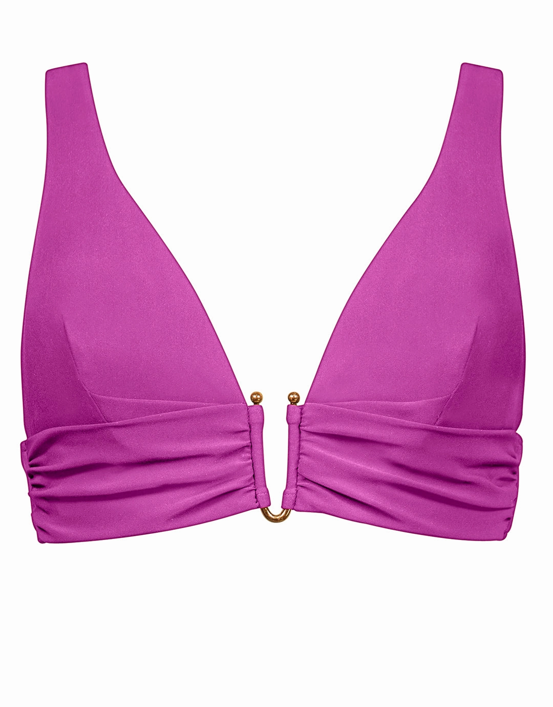 Honesty Banded Bikini Top - Violet