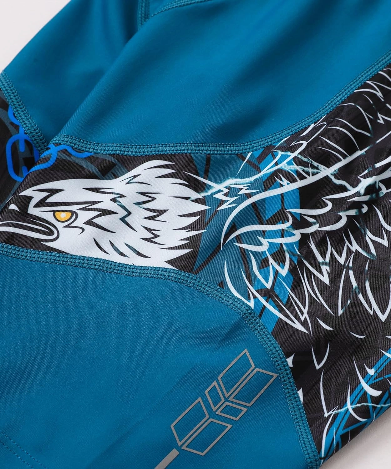 HUGE SPORTS Men's Rash Guard Swim Shorts Compression Swimming Jammer Cool Dry Active Swimsuit Workout Shorts Sports Tights
