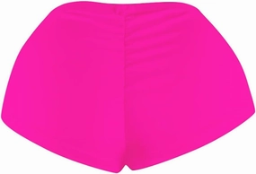HYTENSUN Women's Cheeky Bikini Bottoms Sexy High Waisted Ruched Brazilian Cut Swim Bottoms