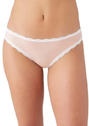 Inspired Eyelet Bikini Bottom In Rose Smoke