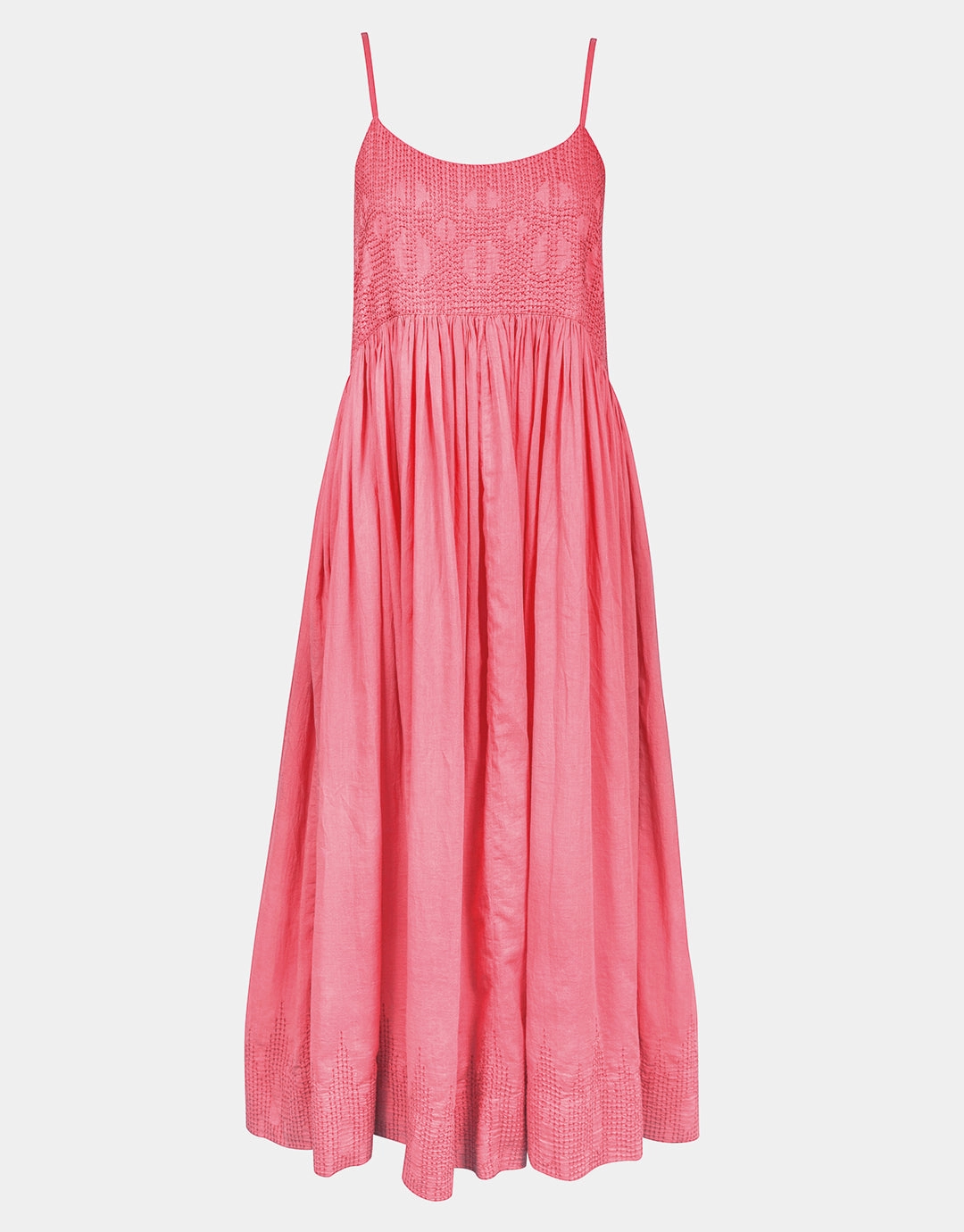 Island Nostalgia Maxi Dress - Ocean Coral