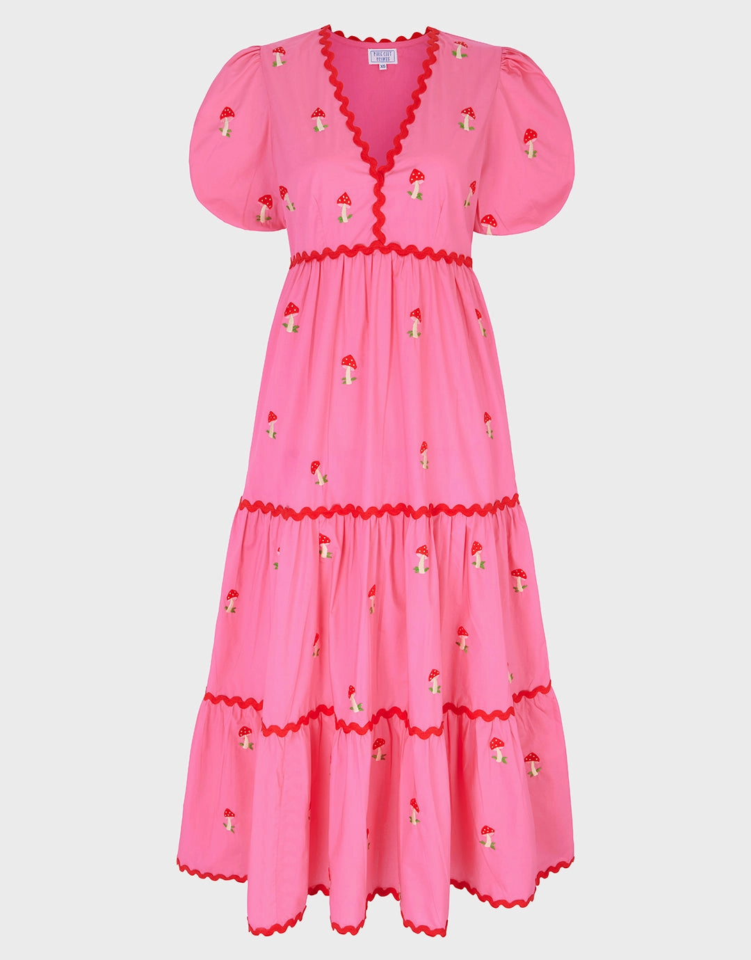 Jolie Dress - Bubblegum Mushroom