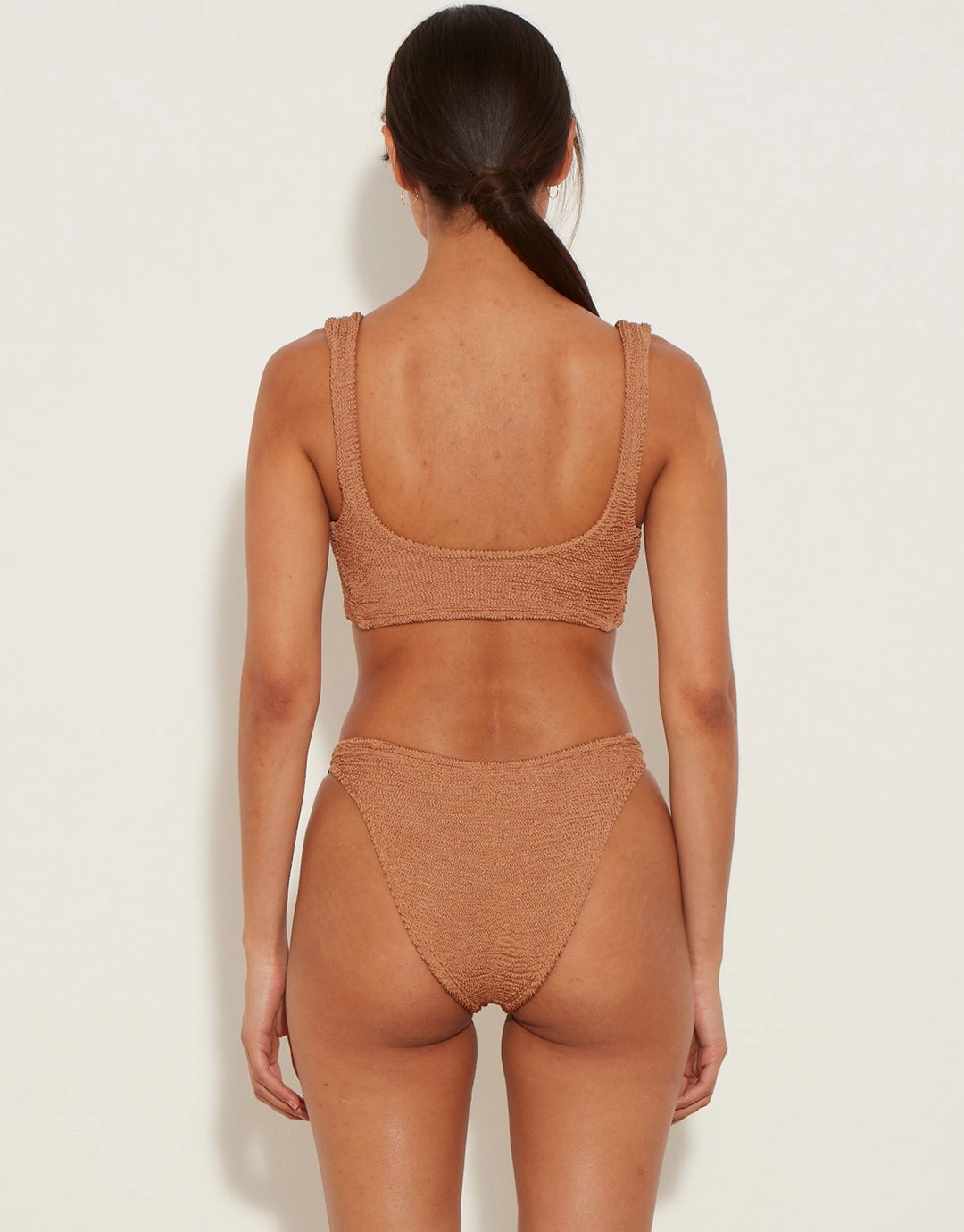 Juno Bikini Set - Metallic Cocoa