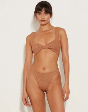 Juno Bikini Set - Metallic Cocoa