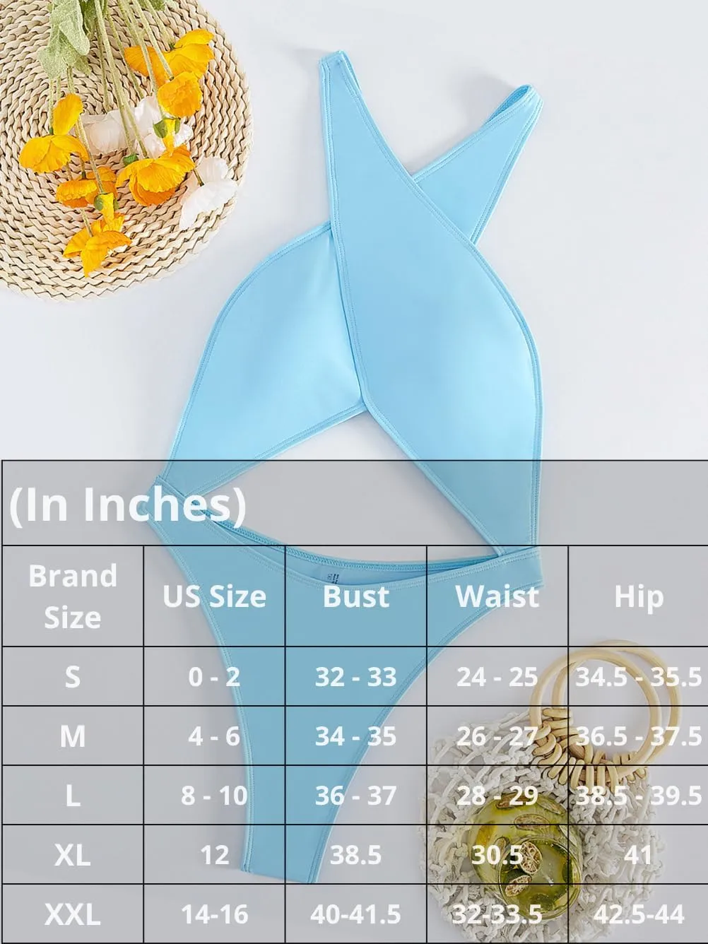 Kaei&Shi Sexy One Piece Swimsuit for Women,Cut Out Criss Cross Bathing Suit,Thong Monokini Swimsuits