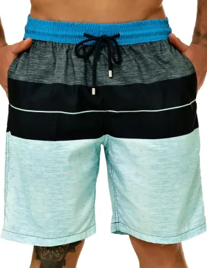 KAILUA SURF Big and Tall Mens Swim Trunks, 9" Mens Designer Bathing Suit Boardshorts