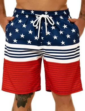 KAILUA SURF Big and Tall Mens Swim Trunks, 9" Mens Designer Bathing Suit Boardshorts