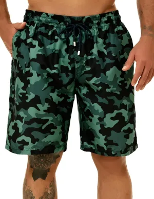KAILUA SURF Big and Tall Mens Swim Trunks, 9" Mens Designer Bathing Suit Boardshorts