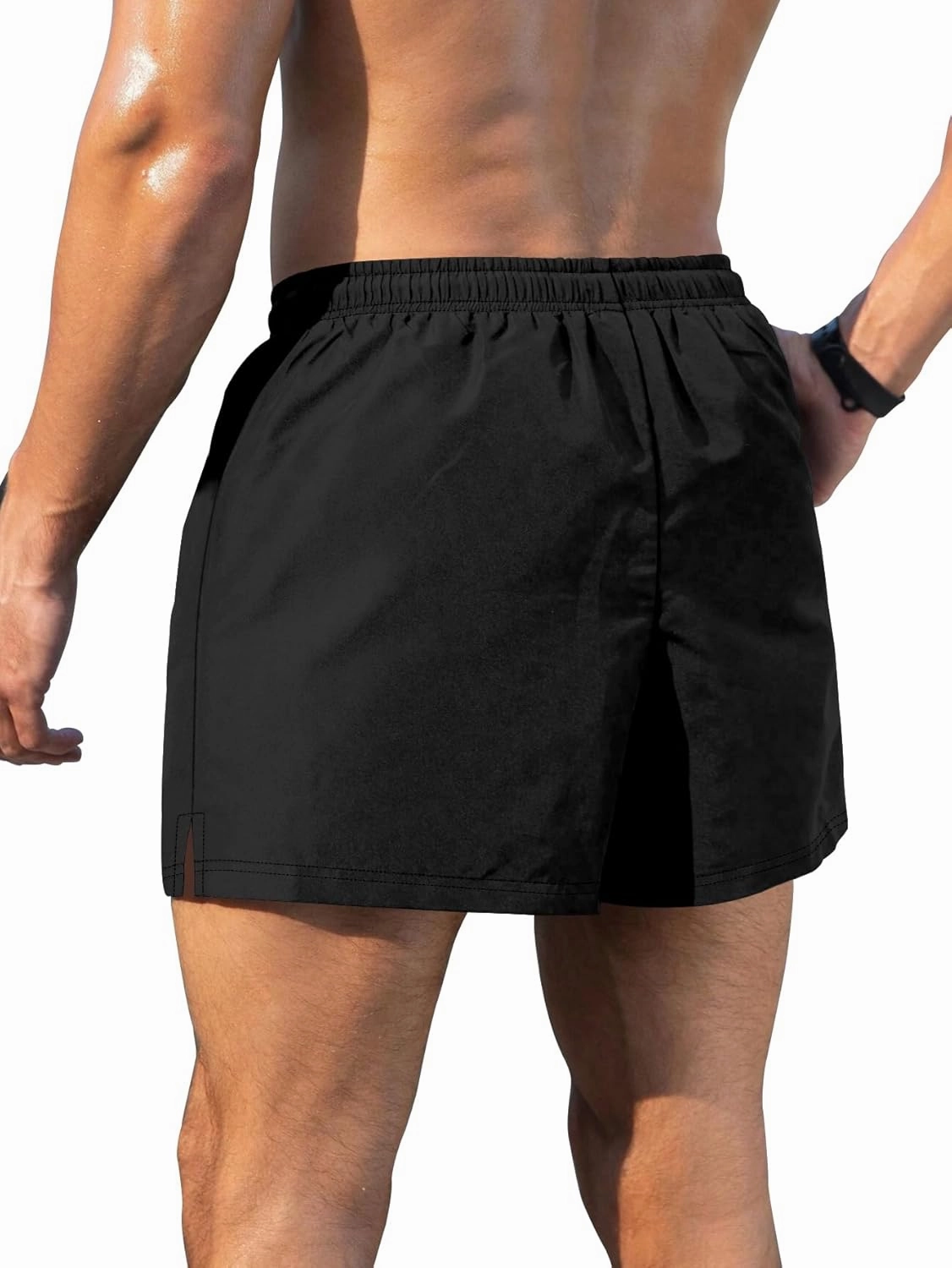 Keevoom Mens Swim Trunks Compression Liner Swim Shorts Swimwear Quick Dry Swimsuit Bathing Suits Board Shorts with Pockets
